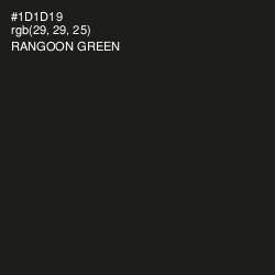 #1D1D19 - Rangoon Green Color Image